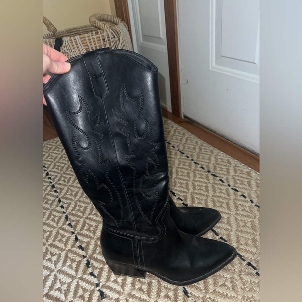 Black Heeled Boots